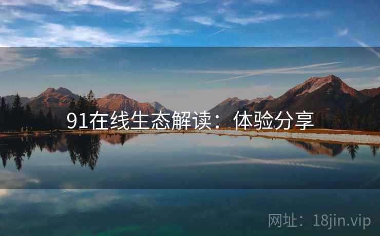 91在线生态解读：体验分享