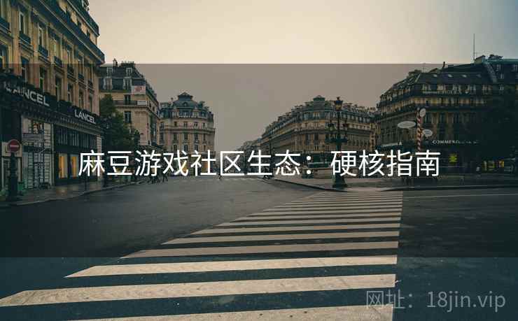 麻豆游戏社区生态：硬核指南