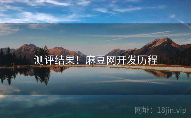 测评结果！麻豆网开发历程