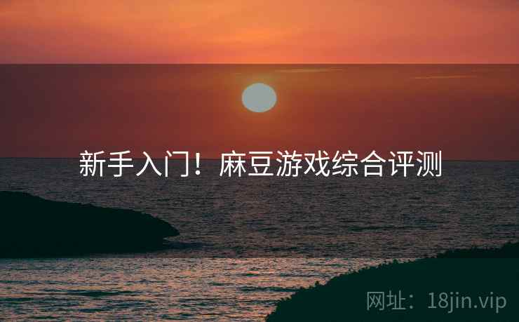 新手入门！麻豆游戏综合评测